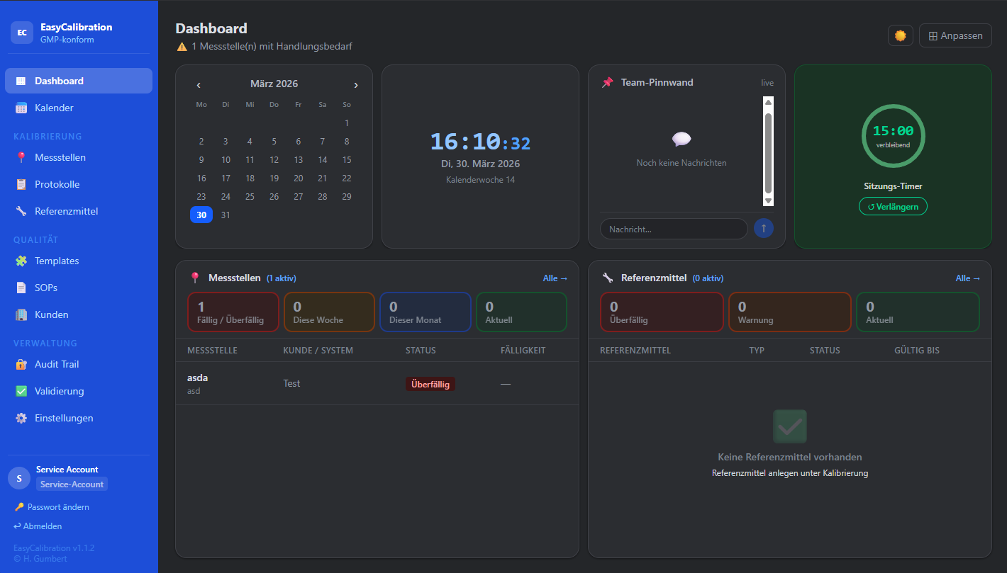 EasyCalibration Dark Mode